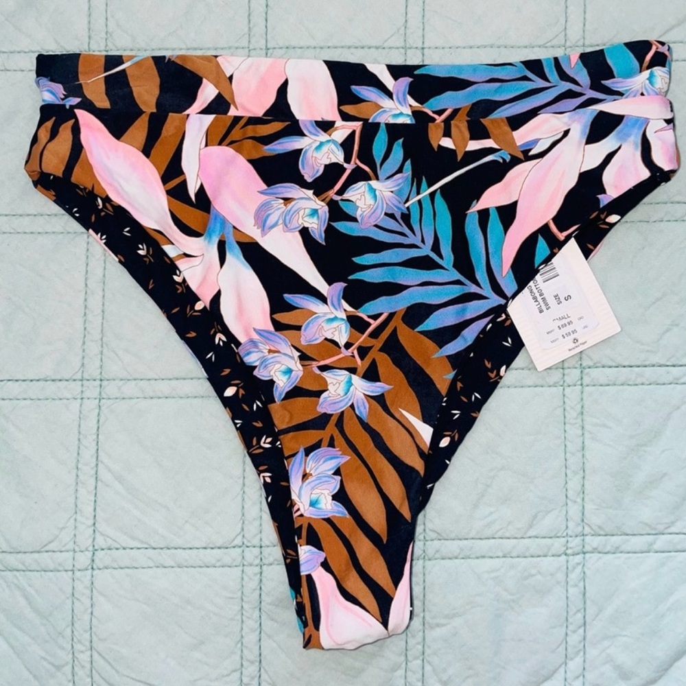 Billabong Black and Brown Bikini Swimwear